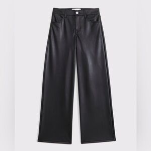 Vegan Faux Leather Pants